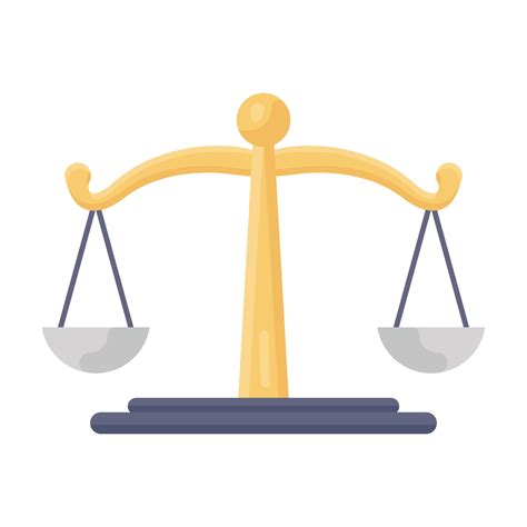 An icon of balance scale, justice symbol 6743273 Vector Art at Vecteezy