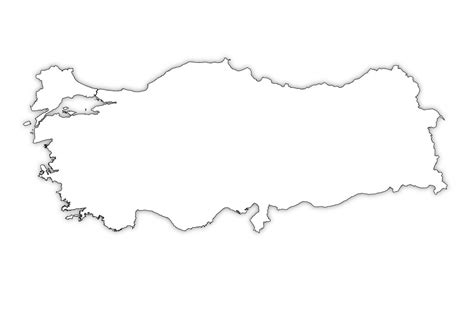 Turkey Outline Map, Turkey Blank Map