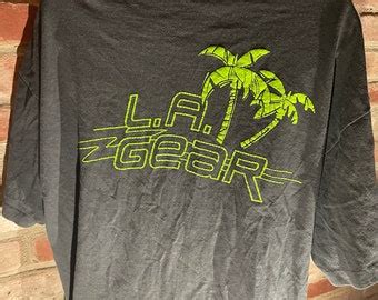 Vintage L.A. Gear T Shirt LA Gear Body Wear Los Angeles Neon T Shirt ...