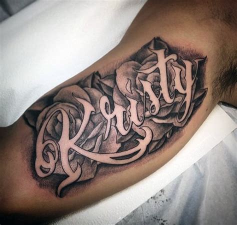 60 Name Tattoos For Men - Lettering Design Ideas