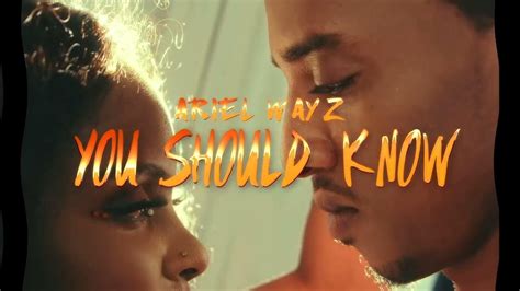 Ariel Wayz - You Should Know (Instrumental) - YouTube