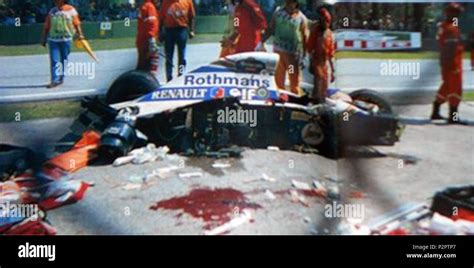 Ayrton Senna Face After Crash