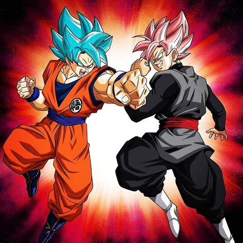 Goku Black Rose Vs Goku Blue Wallpaper Images Slike | Images and Photos ...