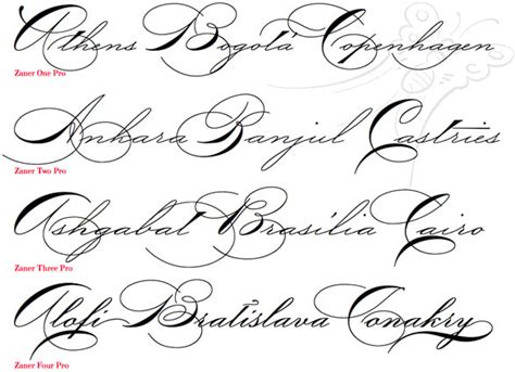 6 Types Of Cursive Fonts Images - Cursive Font Alphabet Letters, Font ...