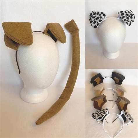 Amazon.com: Custom dog ears and tail Dog ears dog costume dog ears ...