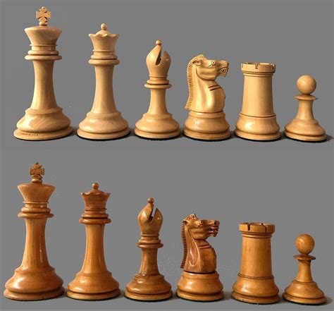 Reproduction Blackburne Staunton Chess Pieces - www.ChessAntiques.com