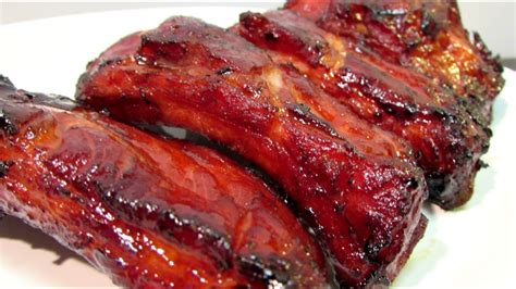 How To Make Chinese BBQ Pork Ribs (Char Siu) - Chinese Food Recipe ...