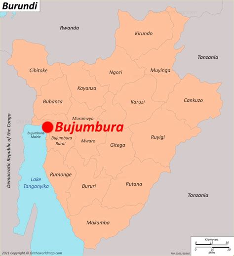 Bujumbura Map | Burundi | Detailed Maps of Bujumbura