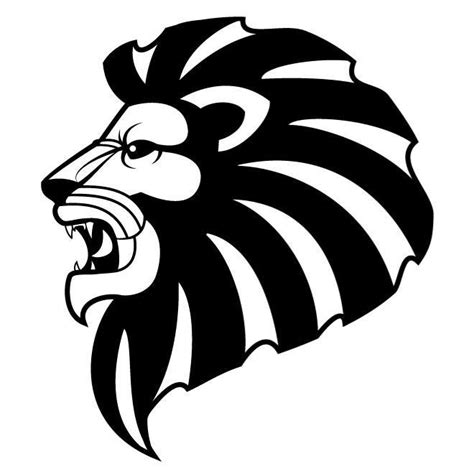 LION HEAD ROARING CAR DECAL STICKER - Gympie Stickers