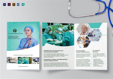 Medical Bi-Fold Brochure Design Template in PSD, Word, Publisher ...