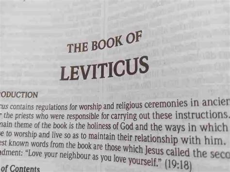 Book Of Leviticus Summary By Chapter (1-27): Concise And Comprehensive ...