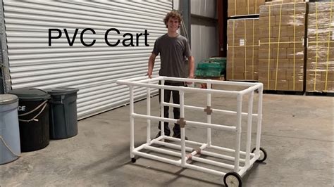 PVC Trash Roller Cart / Fast DIY Version - YouTube