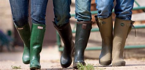 Hunters, Aigle and Le Chameau wellies are the most worn in the English ...