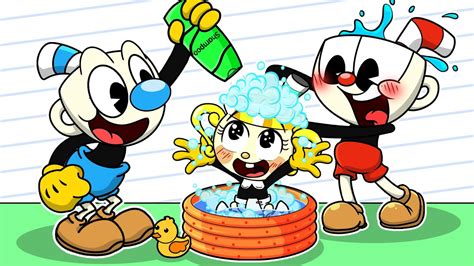 How do Cuphead & Mugman Take Care Of Baby Chalice?? Cuphead DLC ...