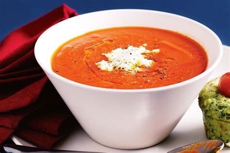 Roast capsicum and tomato soup - Recipes - delicious.com.au