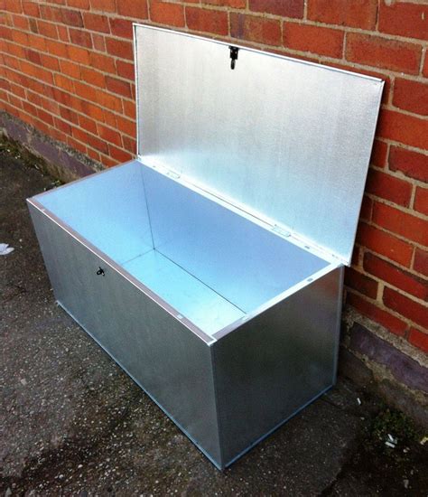 Galvanised feed bins. 1