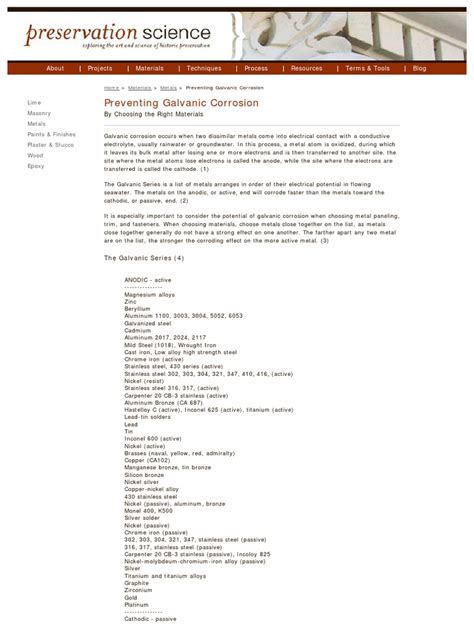 Preventing Galvanic Corrosion | PDF | Corrosion | Anode