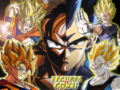 Goku vs Vegeta Wallpaper - WallpaperSafari