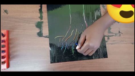 Crayon etching technique for grade 4 and 5 - YouTube