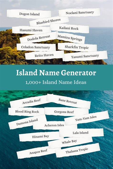 Island Name Generator 🏝️