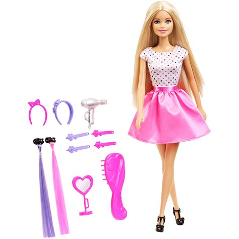 Barbie Doll & Hair Accessories Playset