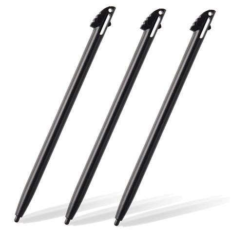 3 Pack Nintendo 3DS Stylus for Nintendo 3DS N3DS XL LL by Insten, Black ...