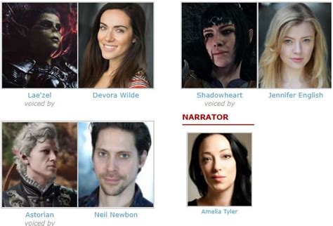 Characters and their voice actors : r/BaldursGate3