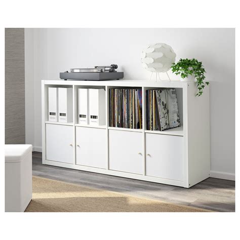 Ikea Kallax 8 Cube Storage Bookcase Rectangle Shelving Unit Various ...