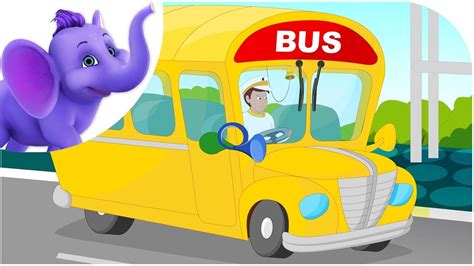 My Yellow School Bus - Nursery Rhyme with Karaoke - YouTube