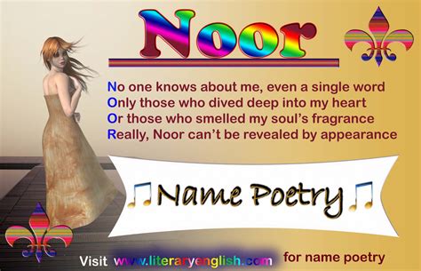 Noor | Name Poetry - Literary English