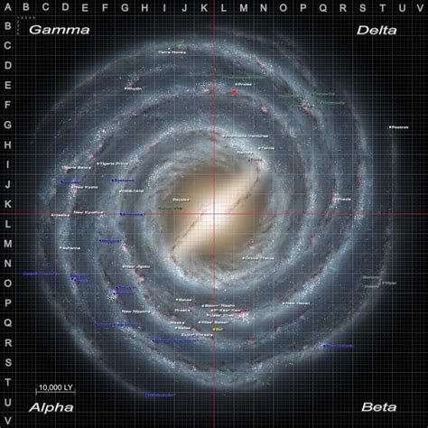 Nasa Milky Way Galaxy Map