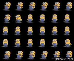 Scared Minion on Make a GIF