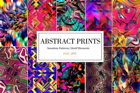 Abstract Prints (224889) | Patterns | Design Bundles