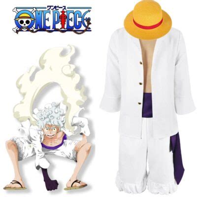 One Piece Gear 5 Golden Nika Monkey D Luffy Cosplay