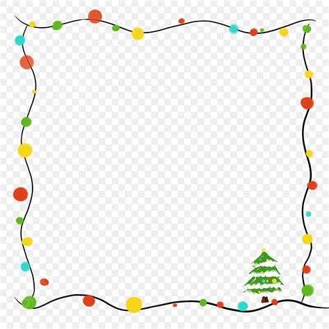 Red Christmas Frame PNG Picture, Christmas Frame Red Green, Hand ...