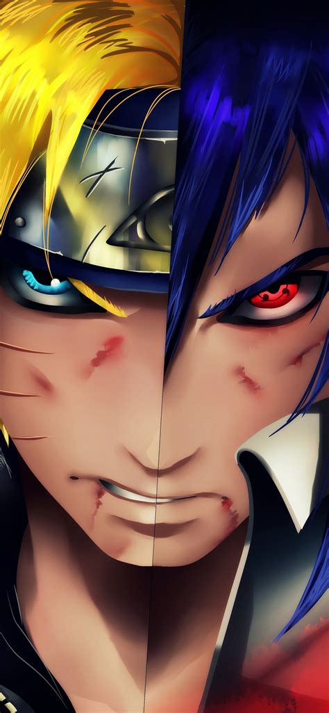 1242x2688 Naruto Vs Sasuke Iphone XS MAX HD 4k Wallpapers, Images ...