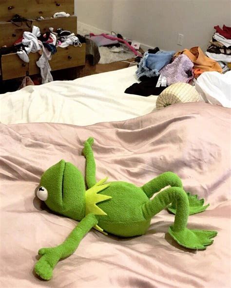 Kermit bed meme Blank Template - Imgflip