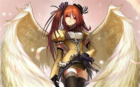 anime angel anime chicas alas, Fondo de pantalla HD | Wallpaperbetter