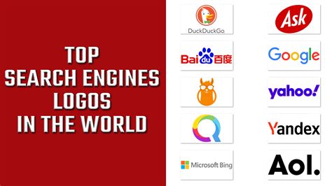 Top Search Engines Logos in the World