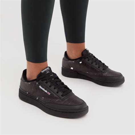 Womens Black Reebok Club C 85 X U Trainers | schuh