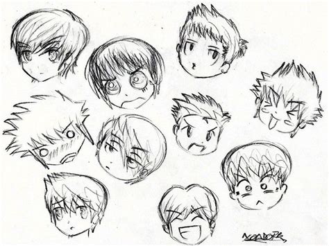 Pin by Zeizo on Drawing | Chibi hair, Chibi boy, Boy hair drawing