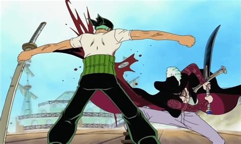 If Zoro vs Mihawk was balanced to the current power level... : r/OnePiece