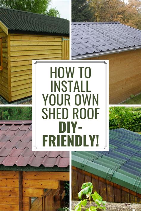 HOW TO INSTALL YOUR OWN SHED ROOF - DIY FRIENDLY TUTORIAL! | Shed roof ...