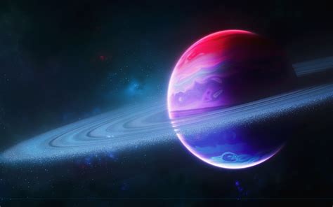 Saturn Rings Wallpaper