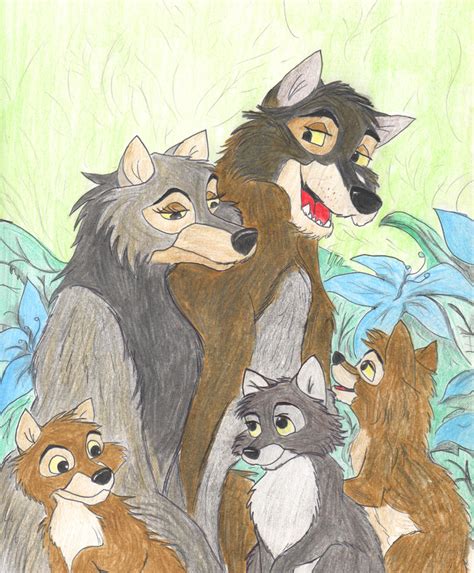 The Wolf Family by greydeer2010 on DeviantArt