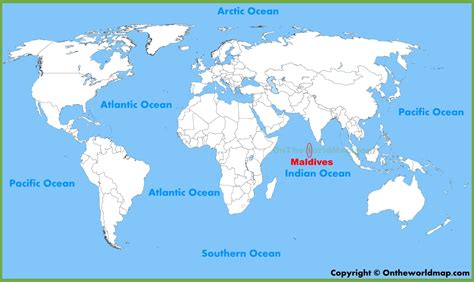 Where Is Maldives In The World Map - Florida Gulf Map