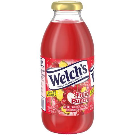 Welch's Fruit Punch Juice Drink 16 fl oz | Shipt