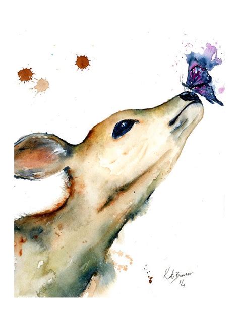 17 Best images about Watercolor Deer on Pinterest | Artworks, Nancy ...