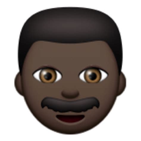 👨🏿 Black Man Emoji (U+1F468, U+1F3FF)