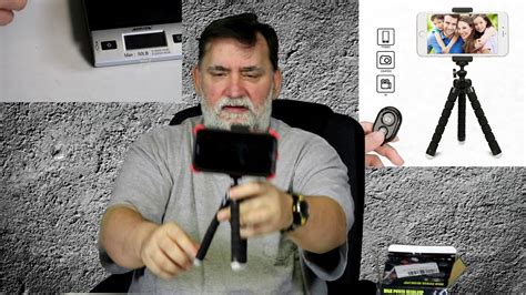 Phone Tripod with Remote Control - YouTube